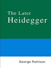 Routledge Philosophy Guidebook to the Later Heidegger book cover