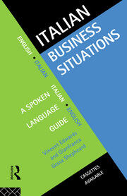 Italian Business Situations: A Spoken Language Guide book cover