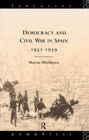 Democracy and Civil War in Spain 1931-1939 book cover