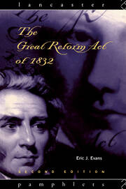 The Great Reform Act of 1832 book cover