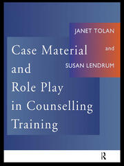 Case Material and Role Play in Counselling Training book cover