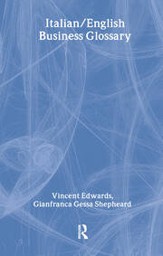 Italian/English Business Glossary book cover