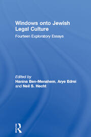Windows onto Jewish Legal Culture: Fourteen Exploratory Essays book cover