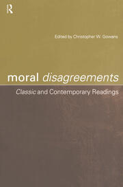 Moral Disagreements: Classic and Contemporary Readings book cover