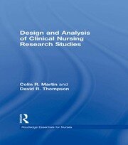 Design and Analysis of Clinical Nursing Research Studies book cover