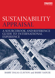 Sustainability Appraisal: A Sourcebook and Reference Guide to International Experience book cover