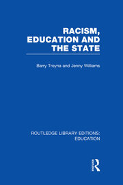 Racism, Education and the State book cover
