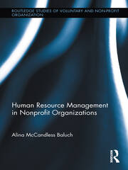 Human Resource Management in Nonprofit Organizations book cover