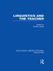 Linguistics and the Teacher book cover