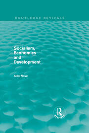 Socialism, Economics and Development (Routledge Revivals) book cover