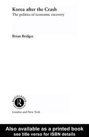 Korea after the Crash: The Politics of Economic Recovery book cover