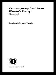 Contemporary Caribbean Women's Poetry: Making Style book cover
