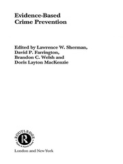 Evidence-Based Crime Prevention book cover