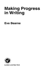 Making Progress in Writing book cover