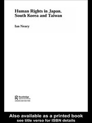 Human Rights in Japan, South Korea and Taiwan book cover