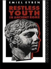 Restless Youth in Ancient Rome book cover