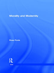 Morality and Modernity book cover