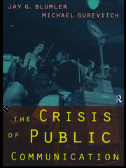 The Crisis of Public Communication book cover