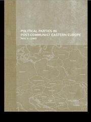Political Parties in Post-Communist Eastern Europe book cover