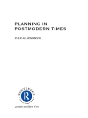 Planning in Postmodern Times book cover