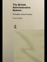 The British Administrative System: Principles Versus Practice book cover