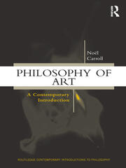 Philosophy of Art: A Contemporary Introduction book cover