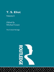T.S. Eliot Volume 2 book cover