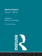 James Joyce.  Volume I: 1907-27 book cover