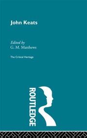 John Keats: The Critical Heritage book cover