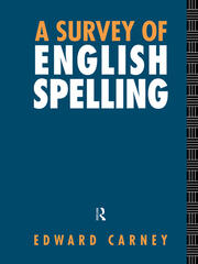 A Survey of English Spelling book cover