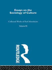 Essays on the Sociology of Culture book cover