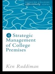 Strategic Management of College Premises book cover