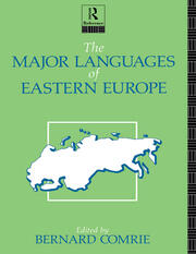 The Major Languages of Eastern Europe book cover