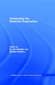 Interpreting the Maternal Organization book cover
