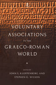 Voluntary Associations in the Graeco-Roman World book cover