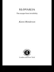 Slovakia: The Escape from Invisibility book cover