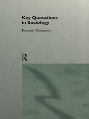 Key Quotations in Sociology book cover