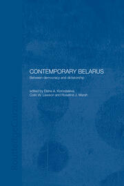 Contemporary Belarus: Between Democracy and Dictatorship book cover