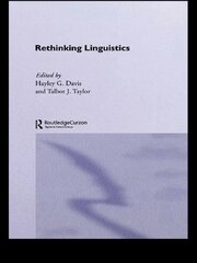 Rethinking Linguistics book cover