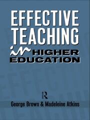 Effective Teaching in Higher Education book cover