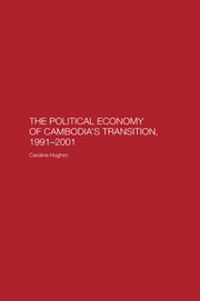 The Political Economy of the Cambodian Transition book cover