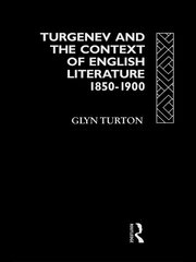 Turgenev and the Context of English Literature 1850-1900 book cover