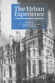 The Urban Experience: A People-Environment Perspective book cover