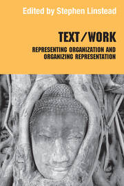 Text/Work: Representing Organization and Organizing Representation book cover