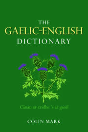 The Gaelic-English Dictionary book cover
