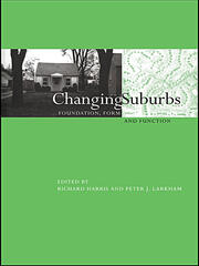 Changing Suburbs: Foundation, Form and Function book cover
