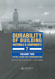 Durability of Building Materials and Components 7: Proceedings of the seventh international conference book cover