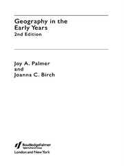 Geography in the Early Years book cover