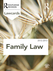 Family Lawcards 2012-2013 book cover