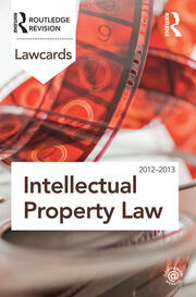 Intellectual Property Lawcards 2012-2013 book cover